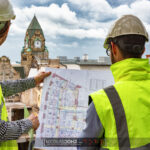 Visite de chantier d'architectes à Metz