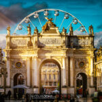 Porte Héré entre la place de la Carrière et la place Stanislas