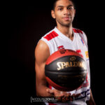 Nicolas Batum en studio lors de son passage au SLUC Nancy Basket